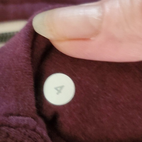 Lululemon On The Daily Hoodie Heathered Bordeaux Drama French Terry Size 4 - Picture 8 of 11